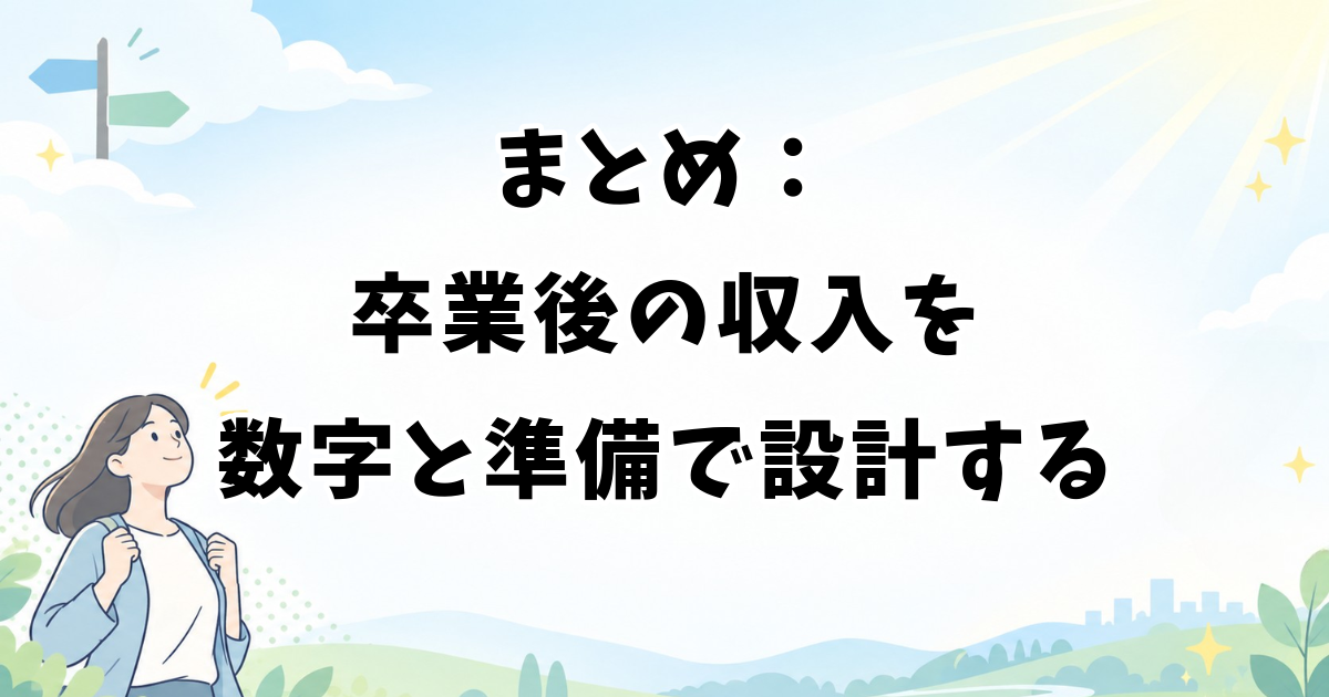 まとめ：アイドルの卒業後の収入を数字と準備で設計する